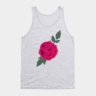 Pink Rose Tank Top